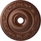 Ekena Millwork Logan Ceiling Medallion (Fits Canopies up to 6 1/8"), 24 1/4"OD x 3 7/8"ID x 2"P, Copper Penny CM24LO1CPS - alternate 1